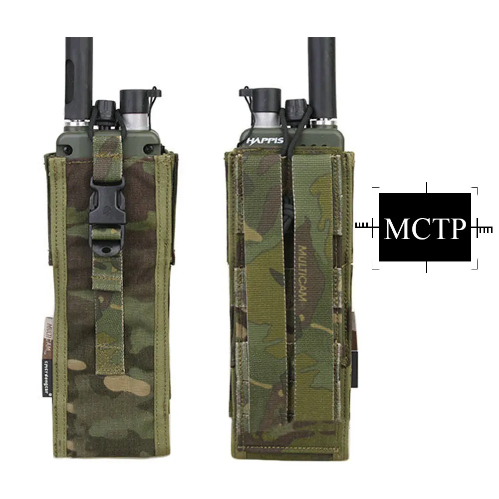 EMERSON gear тактический PRC 148/152 Радио Чехол охотничий Пейнтбол боевое снаряжение для страйкбола Molle Радио Держатель мультикам черный EM8350 - Цвет: MCTP
