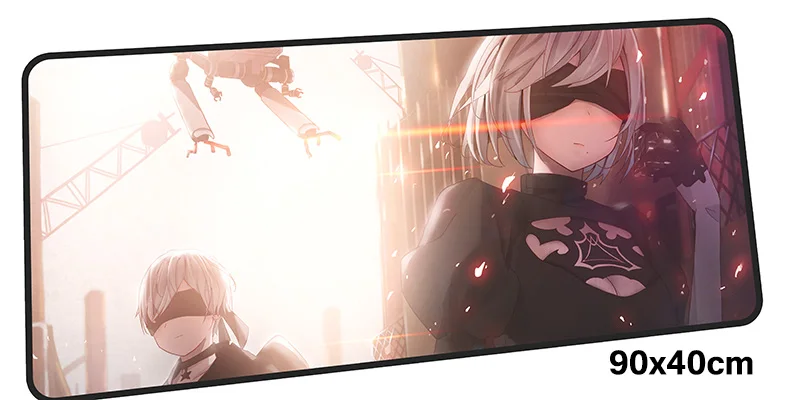 Size 900x400X2MM Nier automata коврик для мыши computador gamer mause коврик 900x400X2 мм Большой крутой Коврик Для Мыши Эргономичный гаджет офисный стол коврики - Цвет: Size 900x400X2MM