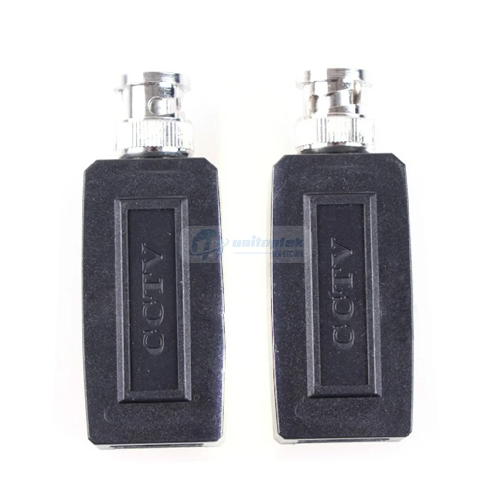 1 пара CCTV RJ45 Видео балун UTP/CAT5 BNC штекер RJ45 конвертер BNC штекер RJ45 коаксиальный адаптер трансивер