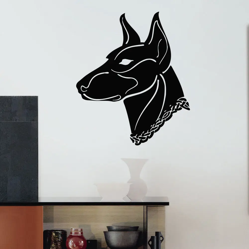 Красивые съемные настенные Стикеры с собаками домашний магазин уход за