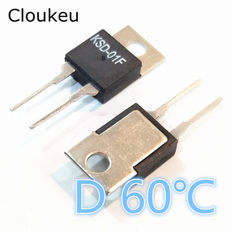KSD-01F JUC-31F D60C до-220 реле температуры термоконтроль нормально закрытый 60 градусов |