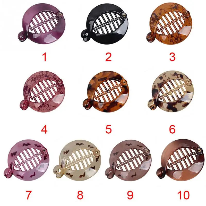 Винтажный банановый заколка держатель из смолы аксессуары зажим для волос