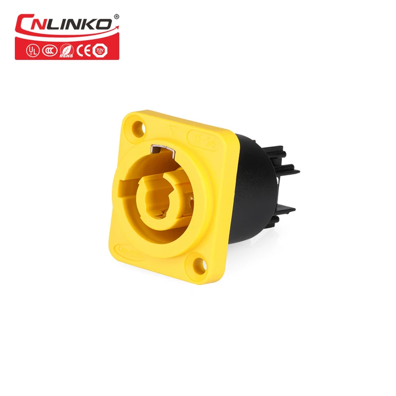 Cnlinko M24 соединитель Powercon 3 Pin 500V 20A водонепроницаемый IP67 Светодиодный дисплей Видео
