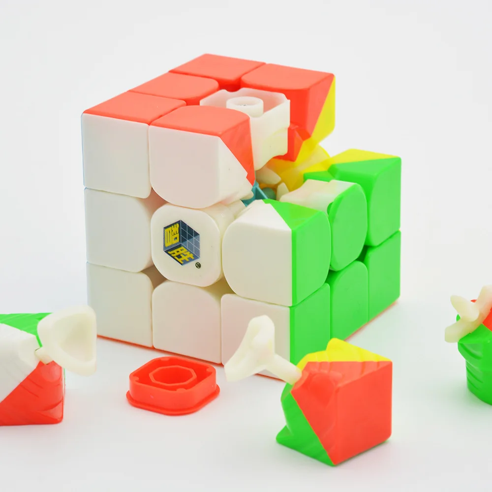 Yuxin Huanglong 3x3 скоростной куб 3x3x3 Гладкий твист магический куб без наклеек Головоломка Куб Обучающие Детские игрушки Рождественский подарок