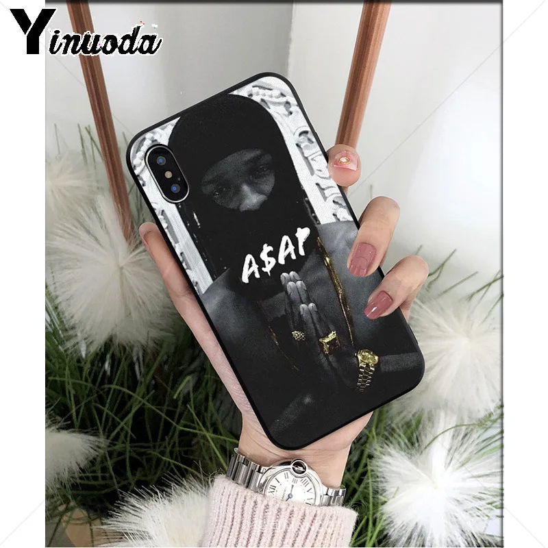 A3 Yinuoda ASAP Rocky Rapper высококачественный чехол для телефона для iPhone 5 5Sx 6 7 7plus 8 8Plus X XS MAX XR - Цвет: A3