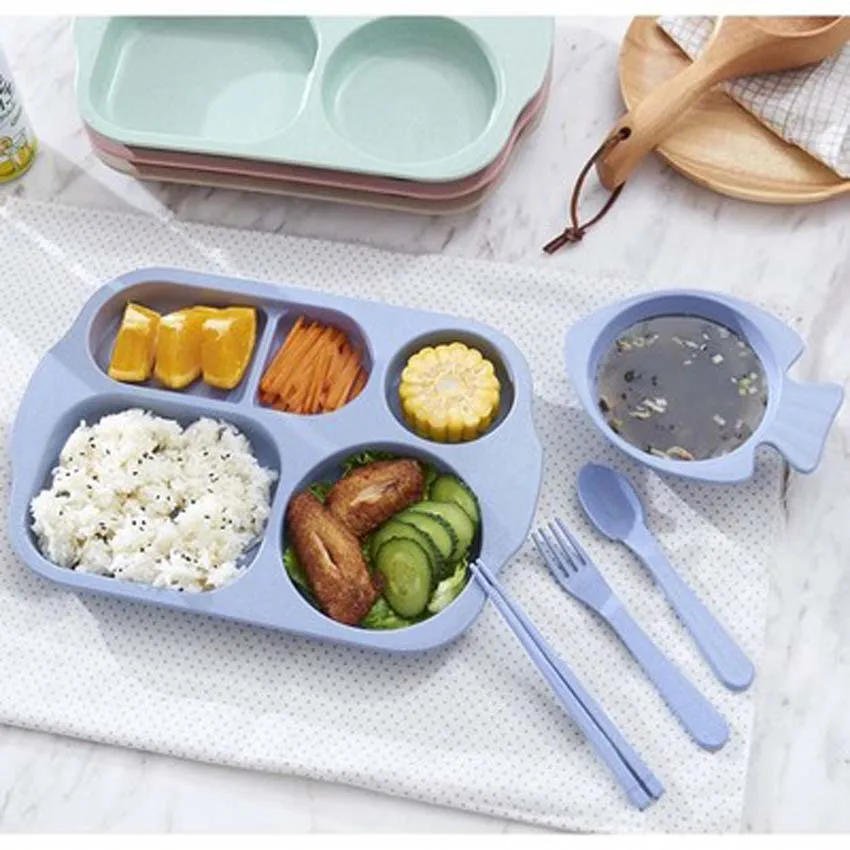 Tokolife детские для тарелочной чаши набор посуды кормления детская тарелка посуда