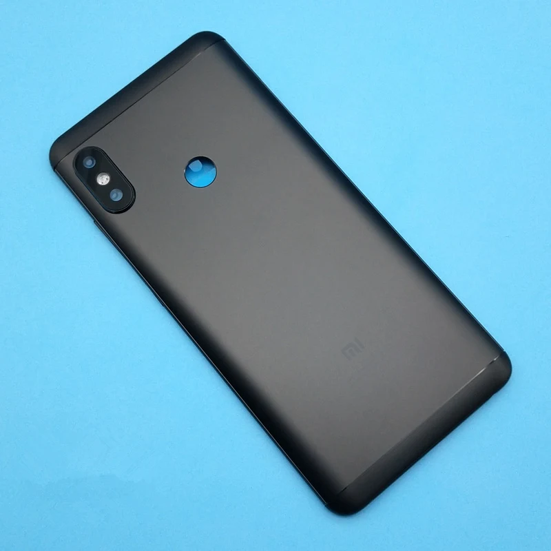 Задняя крышка с датчиком отпечатков пальцев для Xiaomi mi Red mi Note 5, задняя крышка для аккумулятора, чехол для Red mi Note5 с боковыми клавишами, стекло для камеры