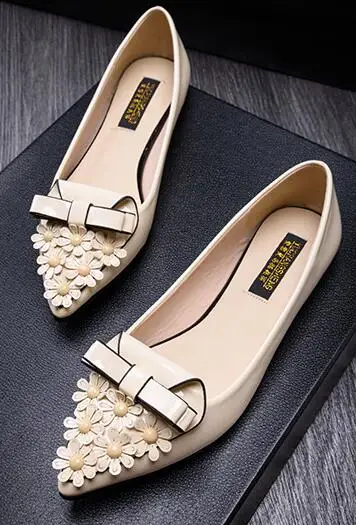 2015 пр отметил обувь для женщины свободного покроя с бантом цветочные плоским