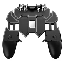 Кнопка поворота геймпад для PUBG IOS Android 6 Finger Operating Геймпад
