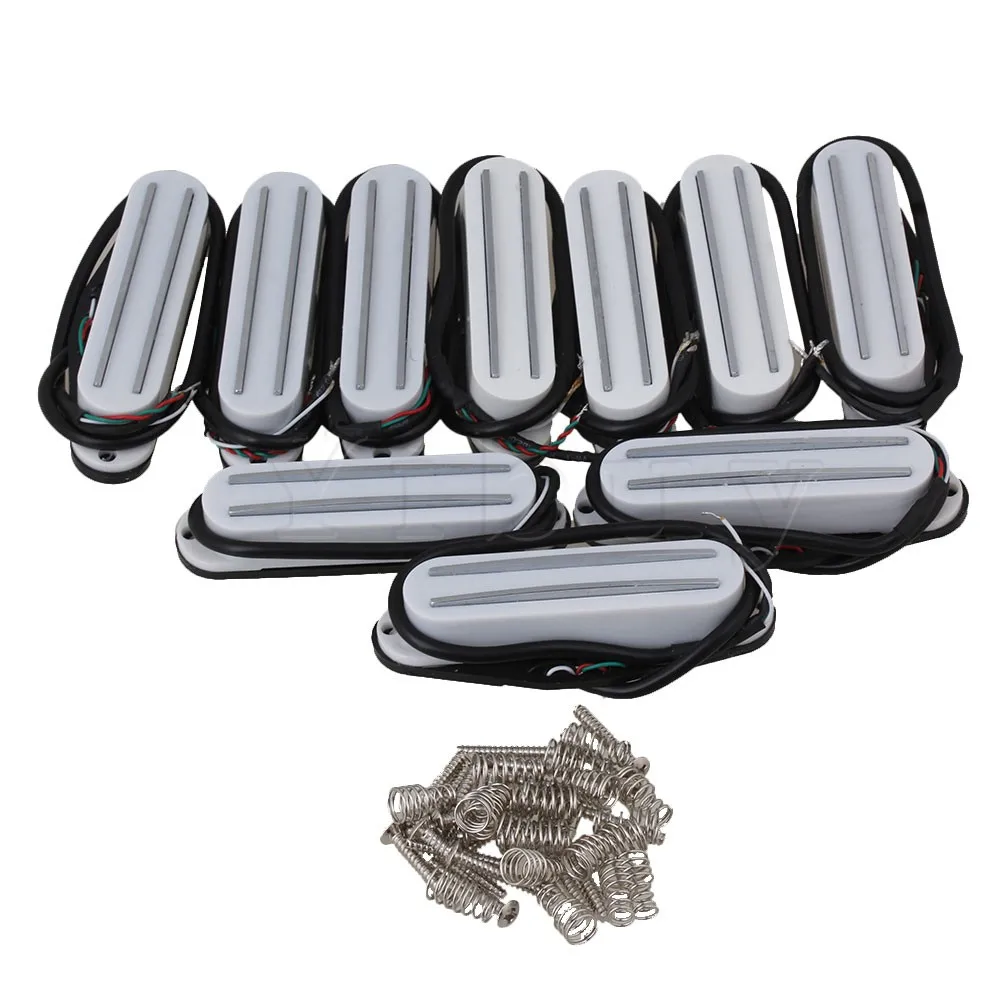 Yibuy 4 провода двойная катушка Магнитная рейка Humbucker электрогитара Пикап Набор из