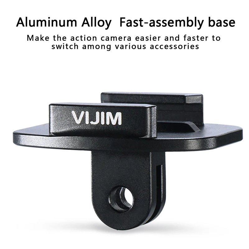 VIJIM GP 2 алюминиевый Quik Release Base для экшн камер быстрая установка пластины Gopro765 Osmo EKEN