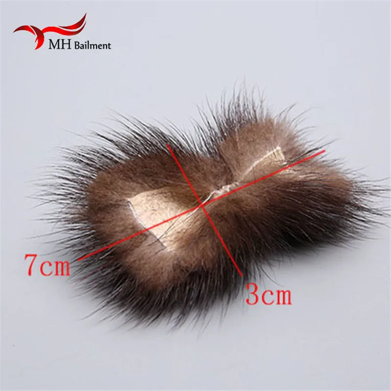 Новинка зажим для обуви с бантом из натурального меха норки модные аксессуары