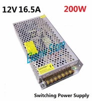 200w 12v 16a switching power supply factory outlet smps driver ac110 220v dc12v transformer for led strip light module display