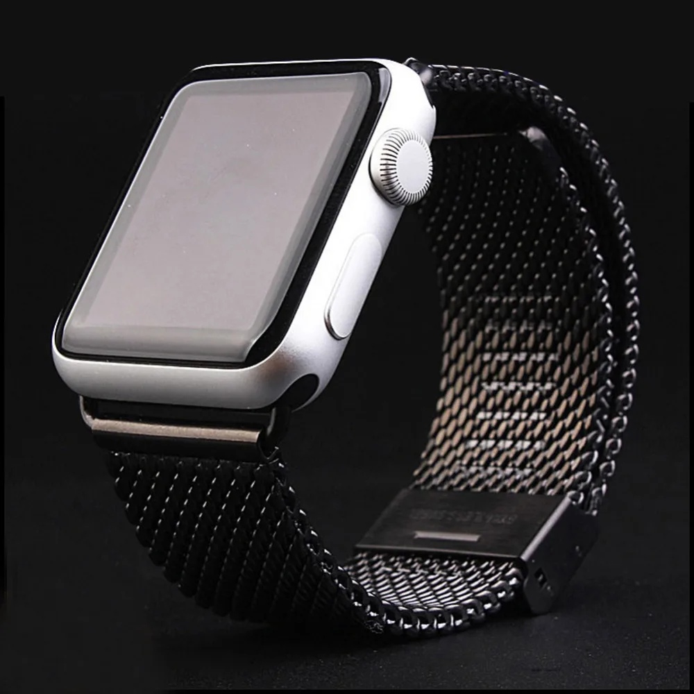 Aivtalk совместимый браслет из нержавеющей стали для Apple Watch Сменная сетка ремешок