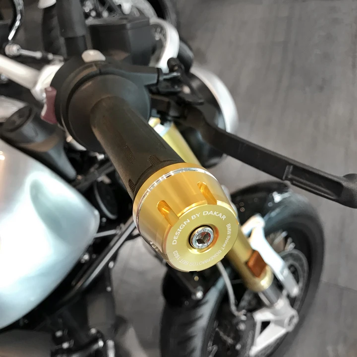 DKDesign Усиленные ручки для мотоцикла противоударные колпачки на руль BMW R NineT RnineT R9T