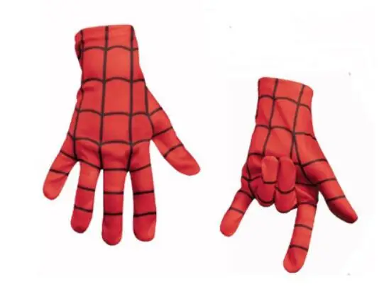 gloves Супер крутые маски Человека-паука, перчатки для взрослых и детей, костюмы животных на Хэллоуин с капюшоном - Цвет: gloves