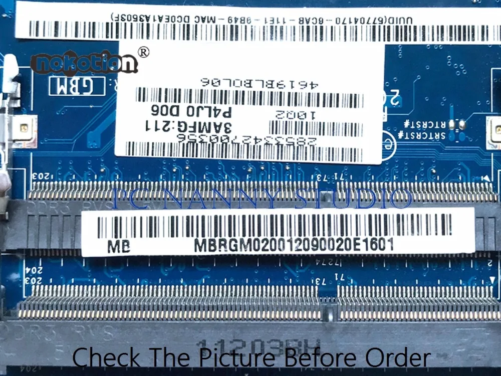 PCNANNY для Acer aspire 4830TG 4830T материнская плата ноутбука MB. RGM02.001 P4LJ0 LA 7231P HM65 DDR3