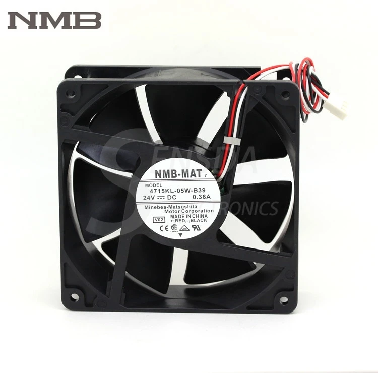 Оригинал для NMB 4715KL 05W B39 12038 12 см 120 мм DC 24V 0.36A 8 64 W 3 линии контактный сигнальный