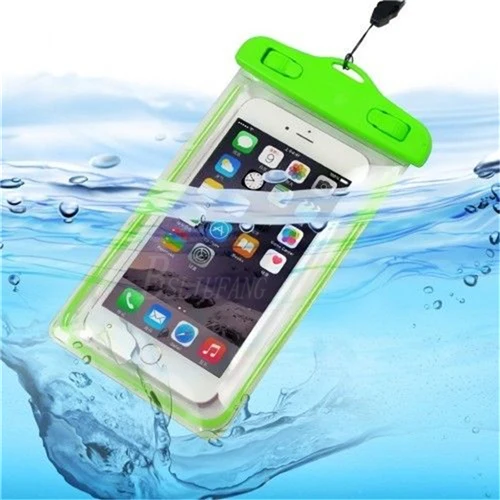 Водонепроницаемый чехол для смартфона, чехол для телефона, сумка для iPhone XR X 8, huawei, Xiaomi, универсальный, ПВХ, герметичный, подводный, чехол для телефона - Цвет: Green