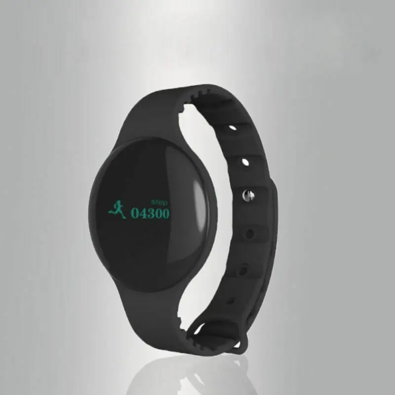 Black Новейший Bluetooth 4,0 смарт-браслет спортивные часы Счетчик шагов и калорий Фитнес-трекер умный Браслет Шагомер - Color: Black
