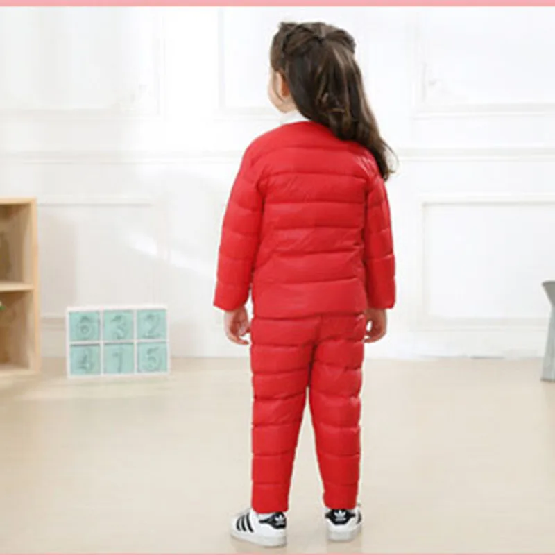 Зимний костюм куртка Комплект детской пуховое одежды Из 2 предметов пальто+брюки