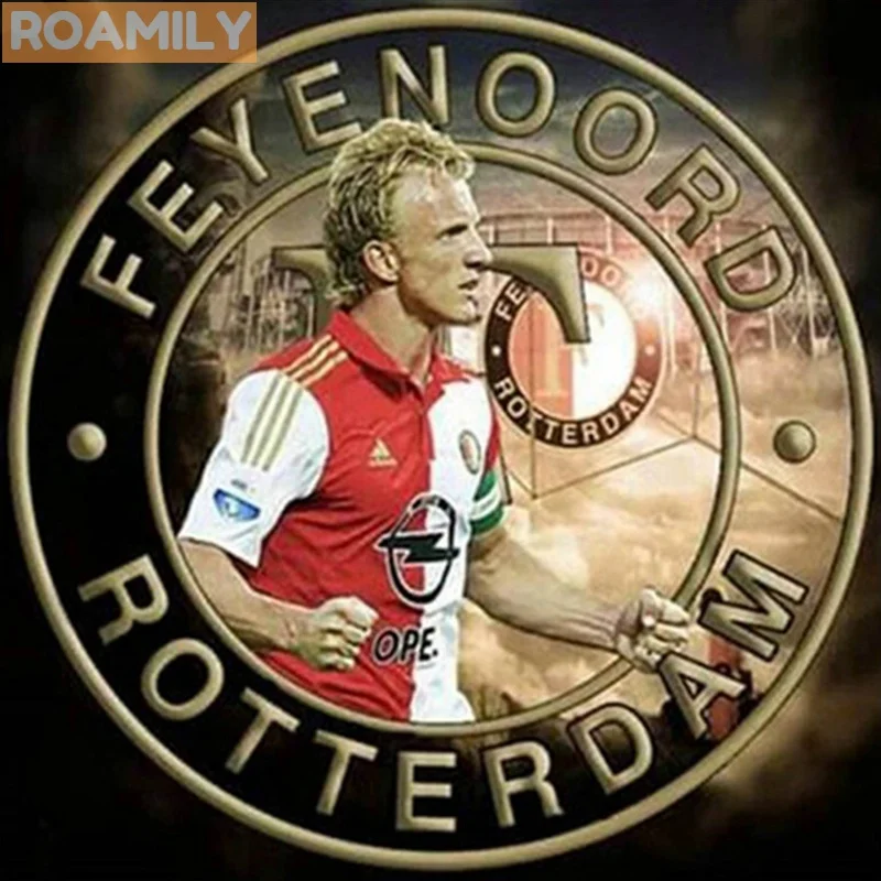 ROAMILY алмазная роспись Feyenoord Ajax Алмазное искусство футбол полная
