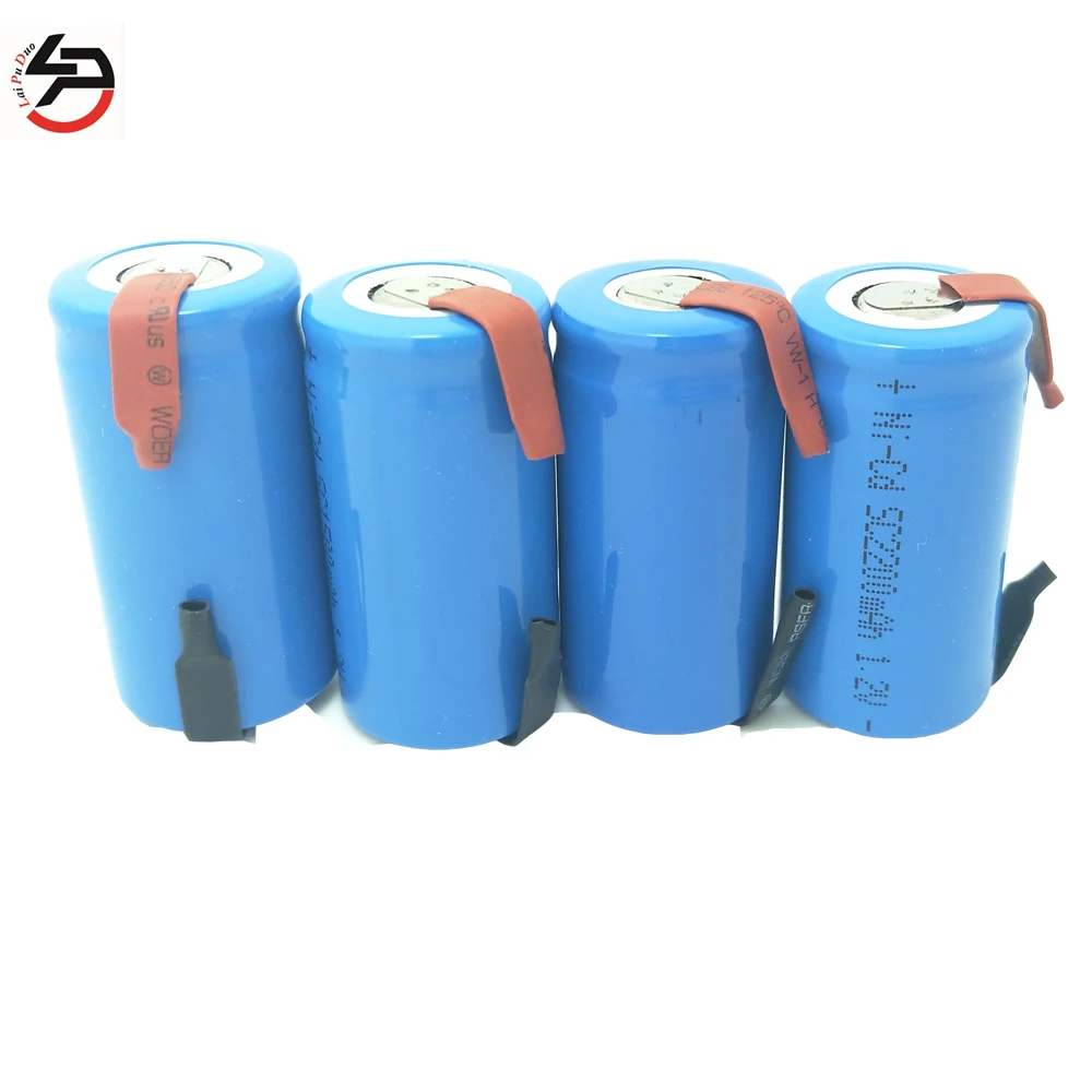 Laipuduo 4pcs NI-CD SC2200mah SC 22420 аккумуляторные батареи 1 2 v power bank 2200mah аккумулятор SUB C |