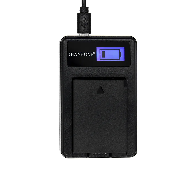 Зарядное устройство LP E10 LPE10 + USB 2 аккумулятора 2400 мАч ЖК дисплей для зеркальных