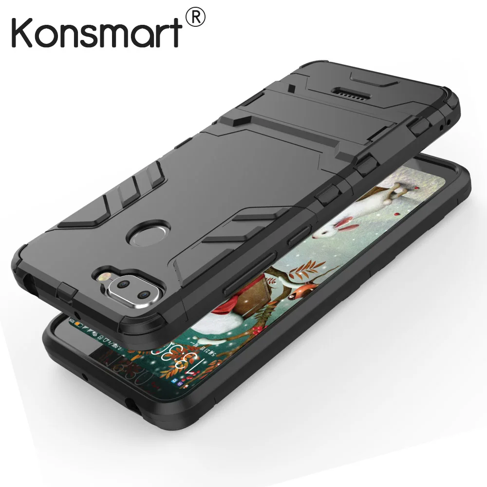 KONSMART 2018 Новый чехол для телефона Xiaomi Redmi 6 гибридная жесткая задняя крышка
