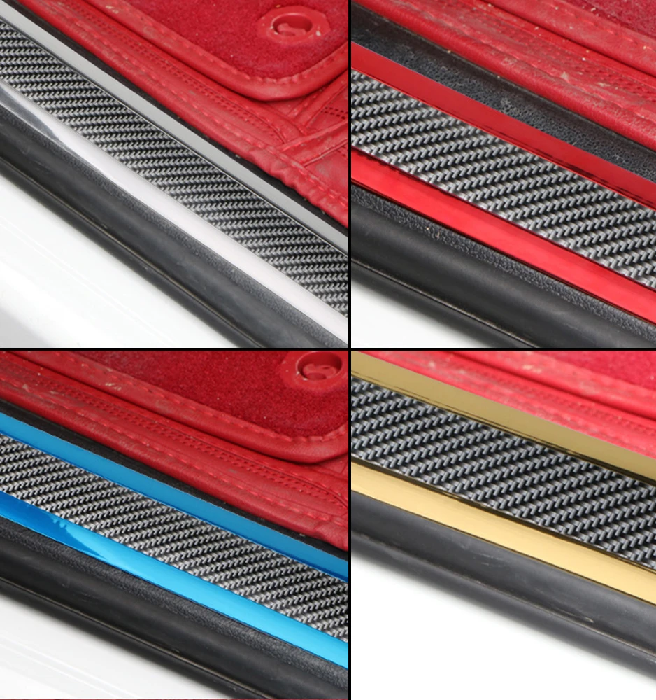 FORAUTO резиновая молдинговая полоса черная отделка бампер Защита кромок