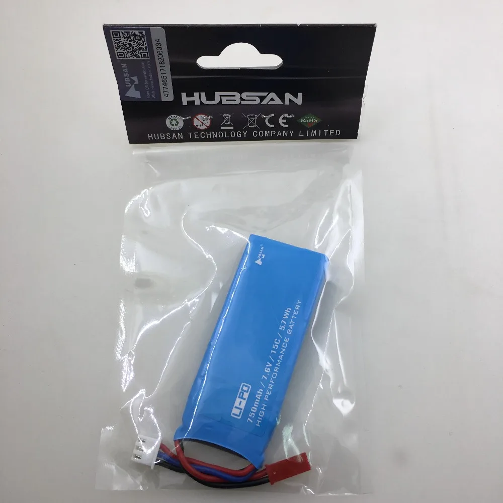 Hubsan H216A X4 RC Квадрокоптер запасные части 7,6 V 750mAh 15C батарея H216A-04 запасные части
