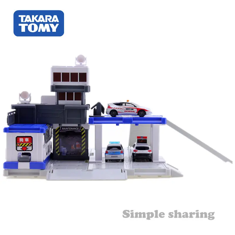 Takara Tomy Tomica Town, центральный Полицейский отдел, строительный блок, литые под давлением миниатюрные детские игрушки, модель, набор, горячая Распродажа, детские куклы
