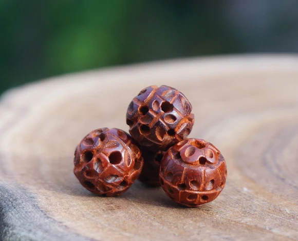 Бусины диаметром 11 мм полые свободные Крошечные Подвески Mala Beads Japa Bead браслет