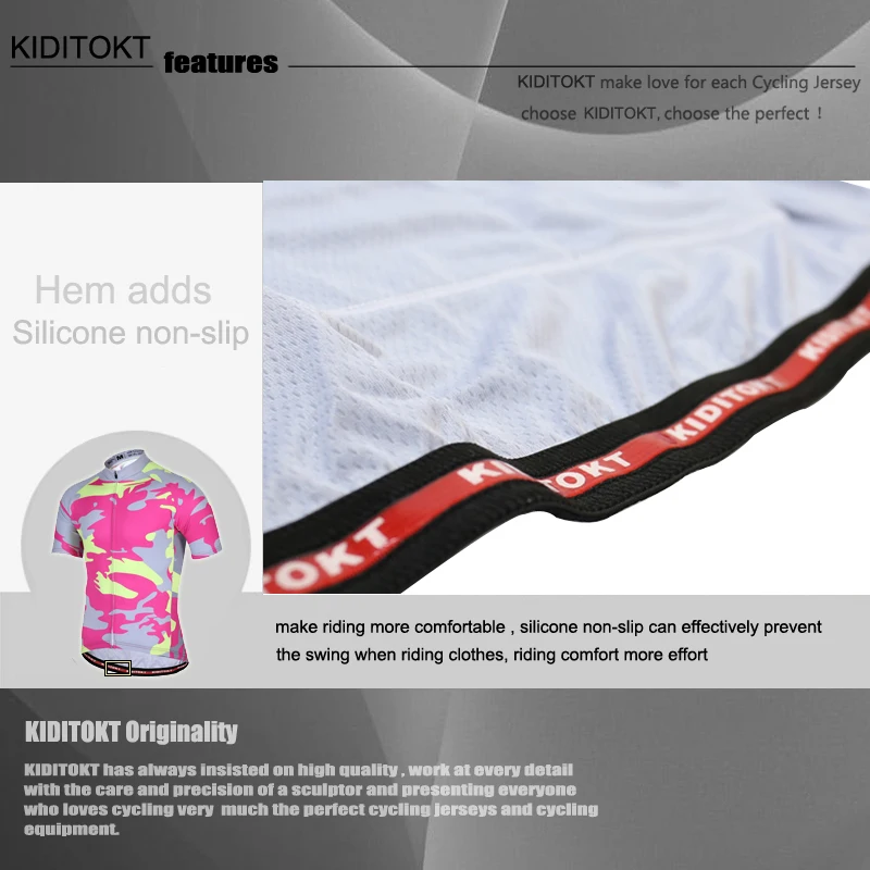 

KIDITOKT 2020 Anti-UV Cycling Jersey Summer Mountain Bike Clothing Short Sleeve Cycling Clothing MTB Bicycle Clothes For Man