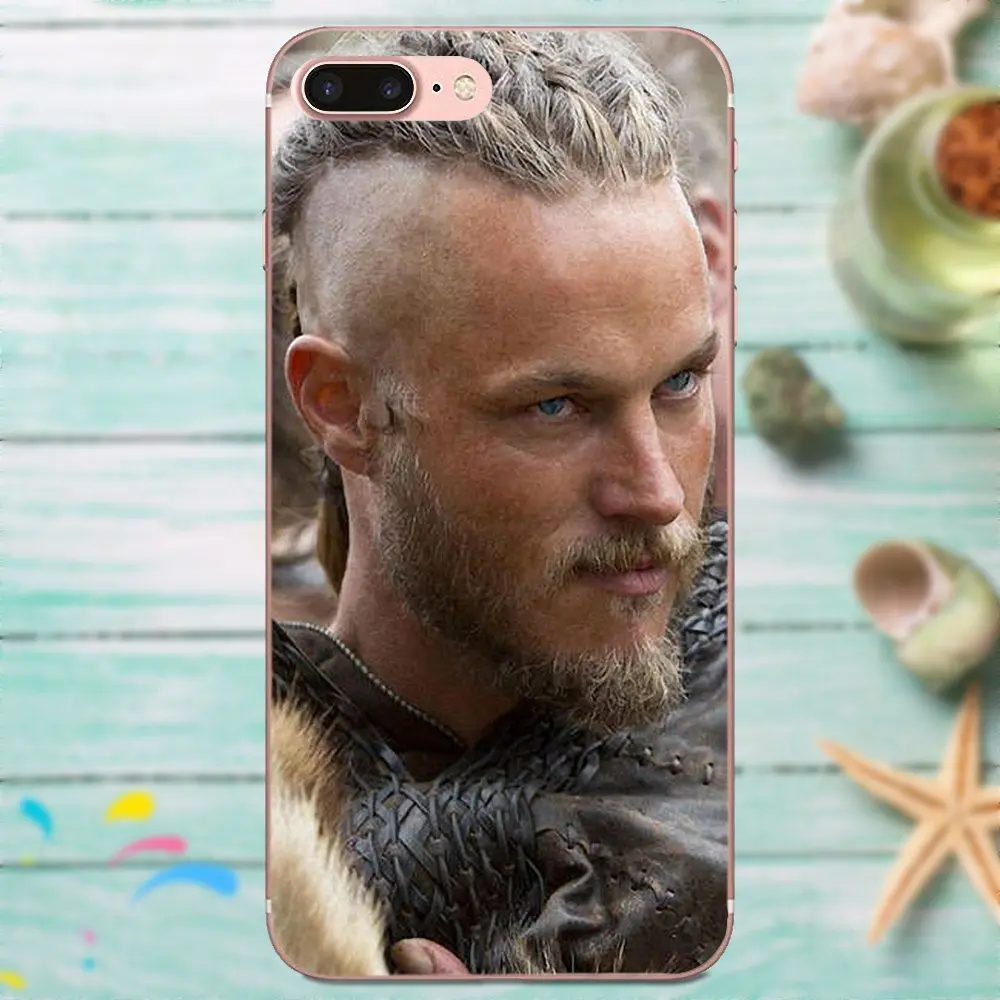 Ragnar Lothbrok Vikings Мода для Apple iPhone X XS Max XR 4 4S 5 5C 5S SE 6 6S 7 8 Plus Мягкий ТПУ горячая