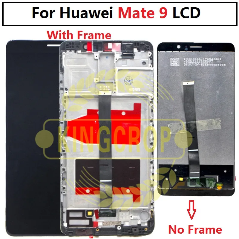 ЖК дисплей с рамкой для Huawei Mate 9 сенсорный экран датчик полный преобразователь