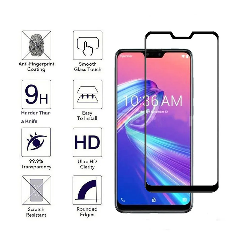 Закаленное стекло для Asus Zenfone Max Pro M2 ZB631KL ZB633KL защитные пленки (M2) Premium Film|Защитные