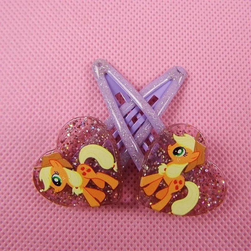 Для девочек 2 шт./лот прозрачный стиль в форме сердца мой милый маленький единорог