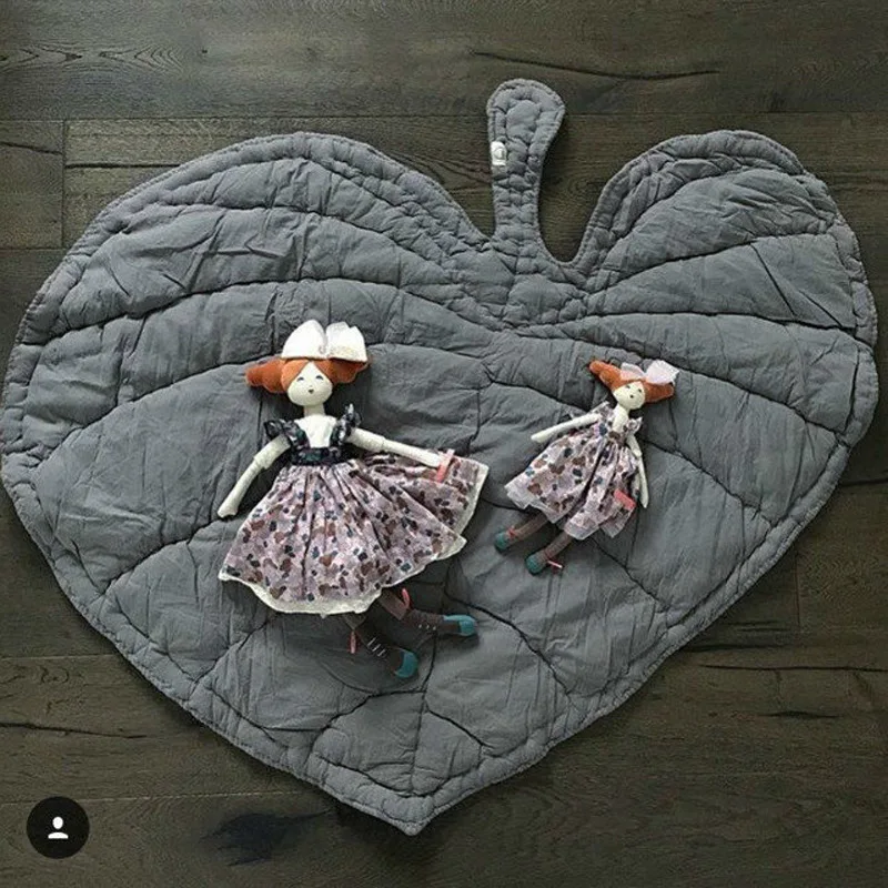 Форма листа детские игровые коврики коврик для малышей Дети Ползания одеяло 95 см