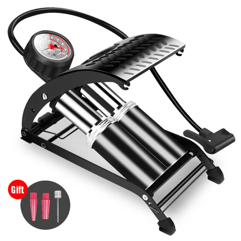 Горный велосипед ножной воздушный насос портативный стальной высокого давления