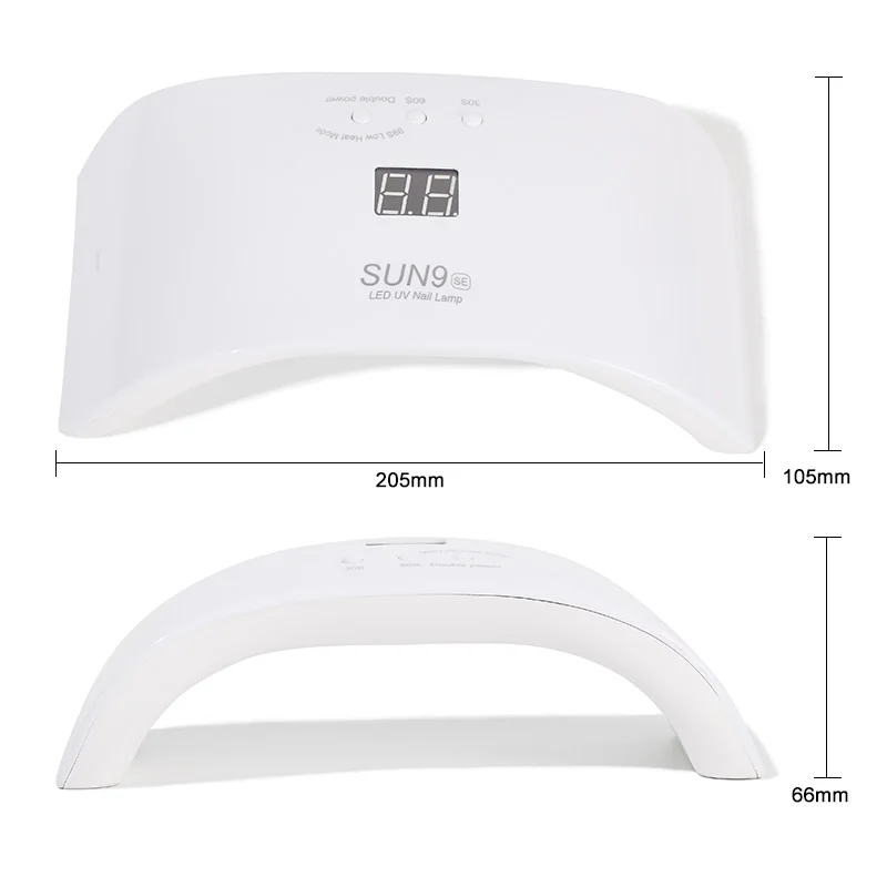 ROSALIND лампа для ногтей гель маникюр Полировка Ногтей 24 Вт гибридная УФ