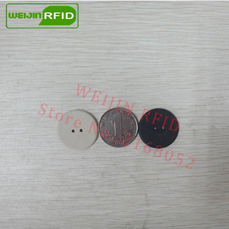 UHF RFID промытая Кнопка тег VIKITEK 860-960MHZ Alien Higgs3 чип PPS материал можно мыть высокая термостойкость rfid тег