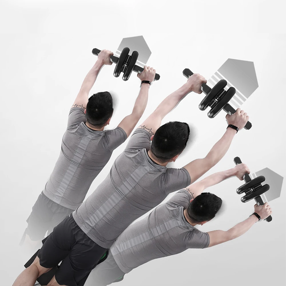 Роликовый тренажер для брюшного колеса тяга груди расширитель рук тяговый