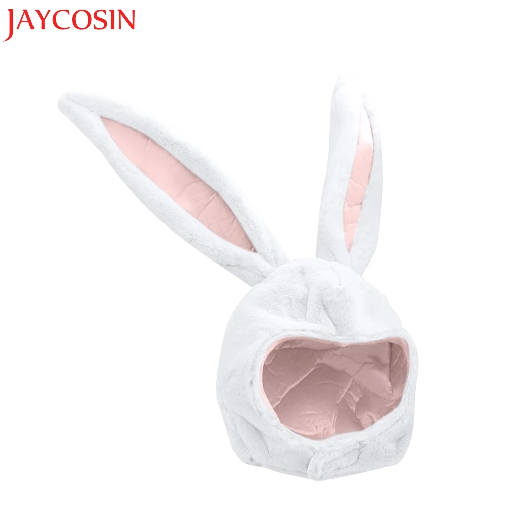 Новинка унисекс забавная шапка с заячьими ушками и забавным животным чехол на