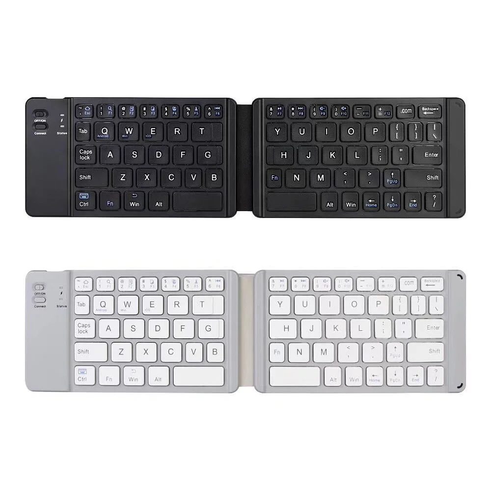 1 шт. Удобная Bluetooth 3 0 складная клавиатура BT беспроводная для iOS Android Windows iPad Tablet Phone
