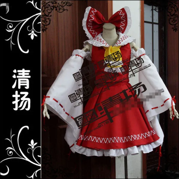 

Униформа Touhou Project Hakurei Reimu, костюм для косплея унисекс, индивидуальный пошив, бесплатная доставка