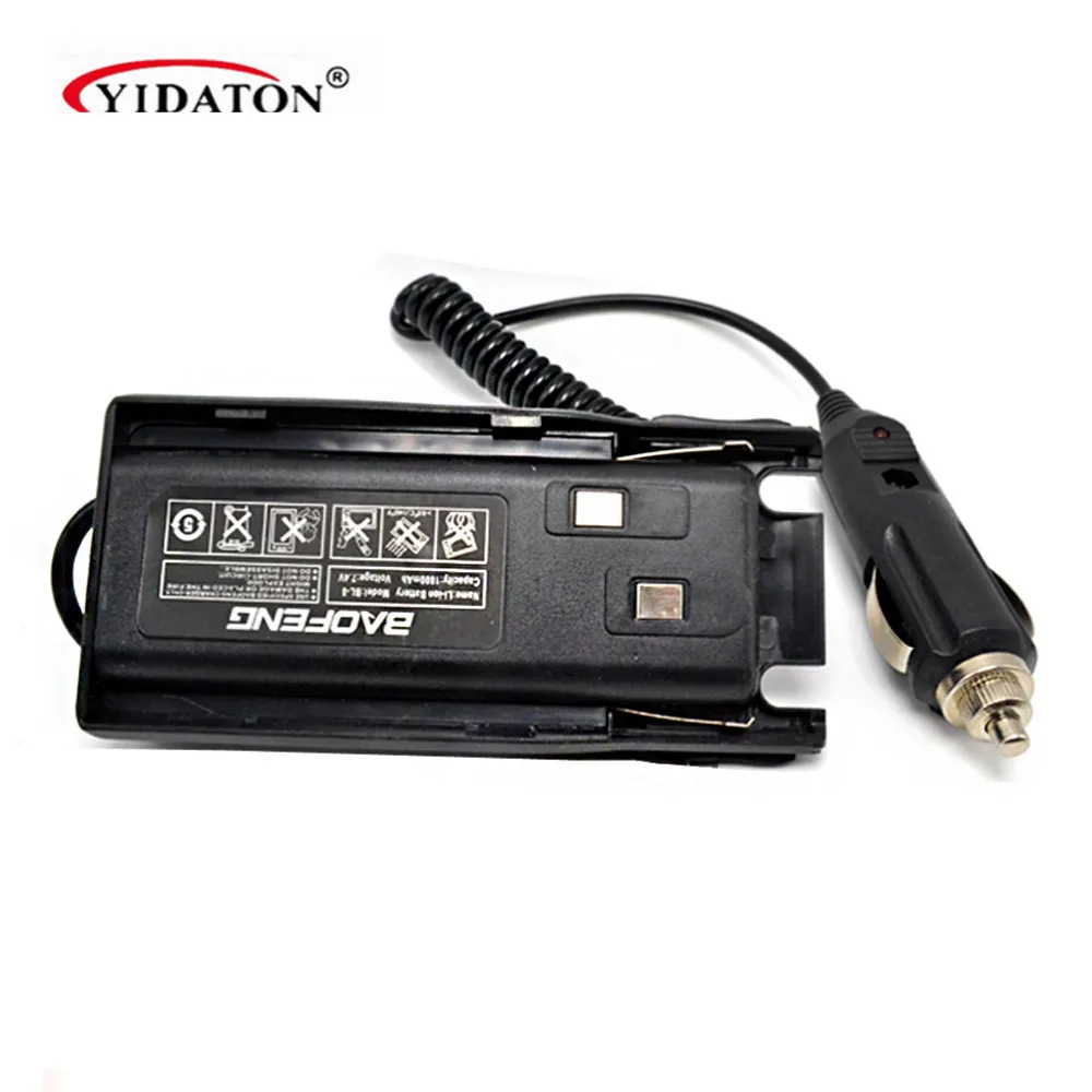 YIDATON 12V зарядное устройство батарея Eliminator для Baofeng двухсторонняя CB радио рация UV 82