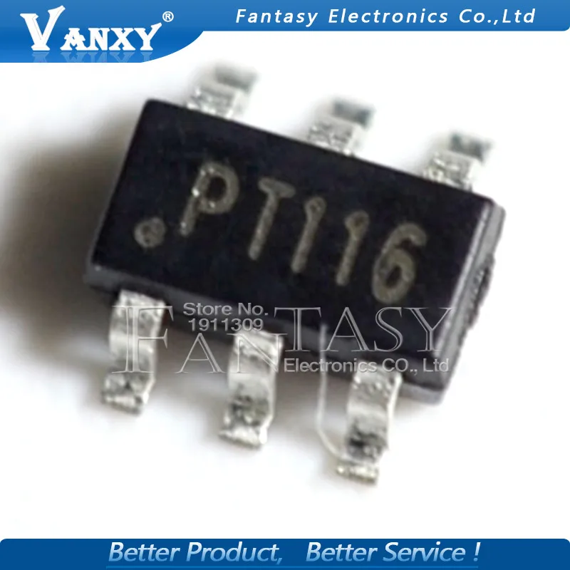 10pcs PT116 SOT23-6 SMD | Электронные компоненты и принадлежности