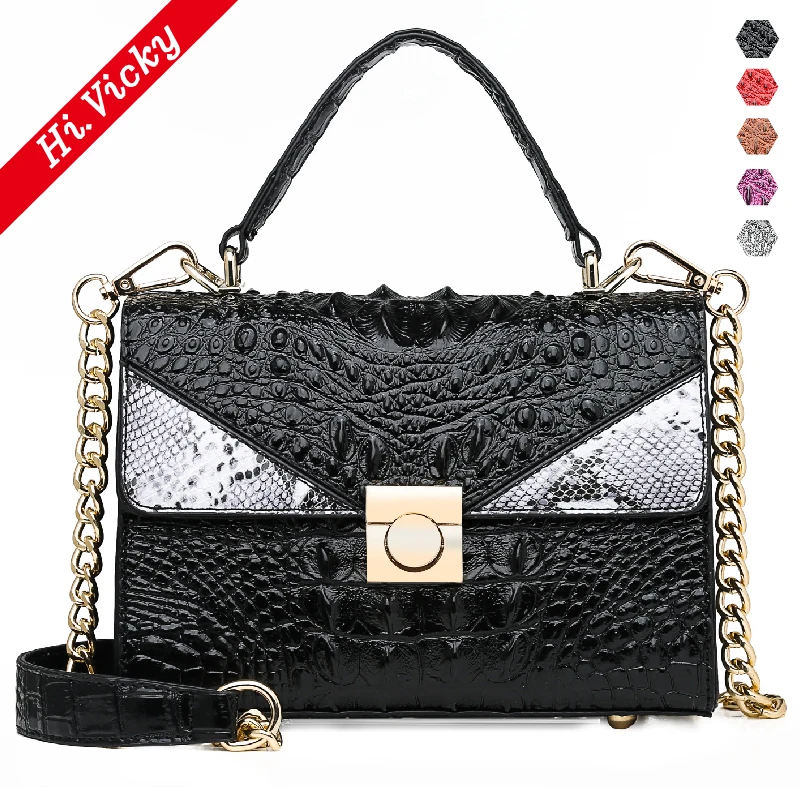 Bolsa Mujer сумки для женщин роскошные сумки черные женские сумки дизайнерские сумки из искусственной кожи крокодила сумка через плечо