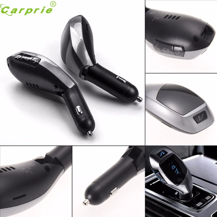 Беспроводной Bluetooth ЖК MP3-плеер автомобильный комплект SD MMC USB FM передатчик